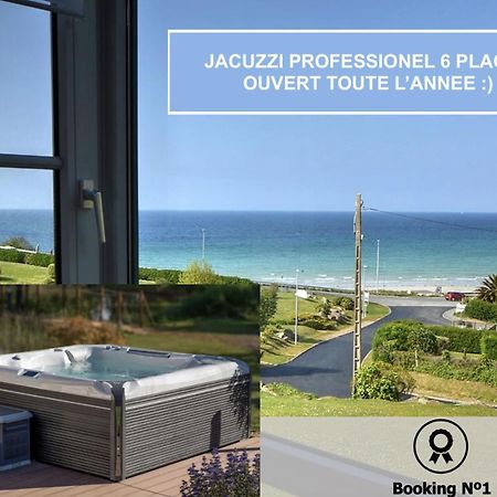 Jacuzzi Professionel Les Pieds Dans L'Eau Plage A 50 M Trévou-Tréguignec Exteriör bild